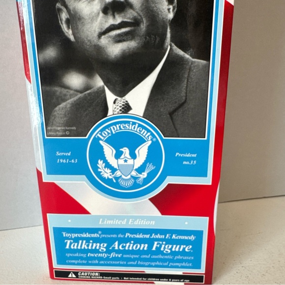 John F. Kennedy Toy 35th Presidents Talking Action Figure Limited Edition NIB - Picture 3 of 14